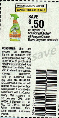 Scrubbing Bubbles coupon SS 1-8-17