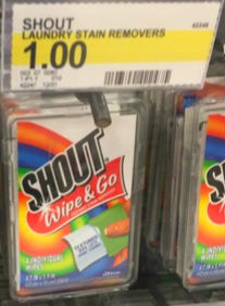 Shout wipes 4ct - Target