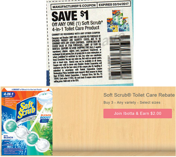 Soft Scrub 4-in-1 Toilet Care - Walmart