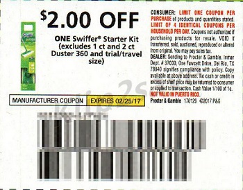 Swiffer coupon PG 1-29-17