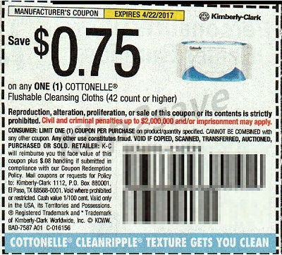 Cottonelle Flushable Cleansing Cloths - SS 3_12