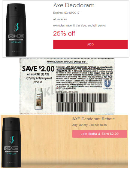Desodorante Antiperspirante Axe - Target