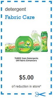 Gain Detergents or Fabric Enhancers - PG coupon