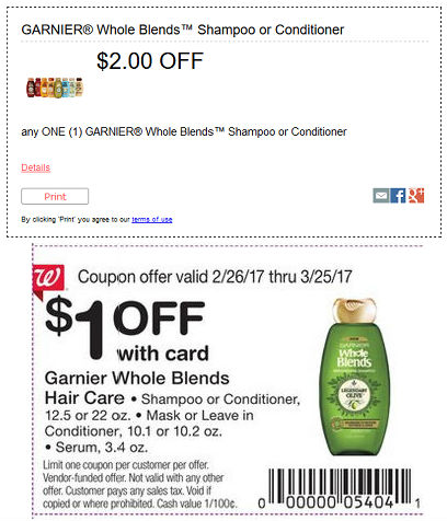 Garnier Whole Blends - Walgreens