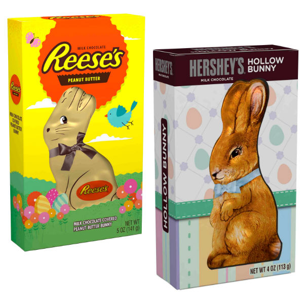 Hershey's y Reese's Chocolate Bunnies