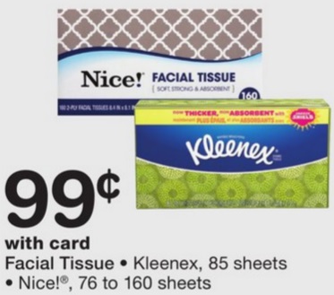 Kleenex Tissues - Walgreens 3_26
