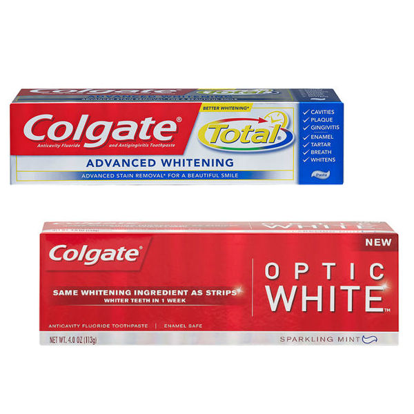 Pasta dental Colgate Total o Optic White