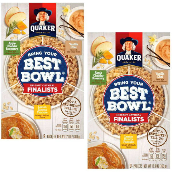 Quaker Best Bowl Instant Oatmeal