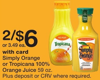 Simply Orange Juice - Walgreens 3_19