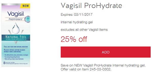 Vagisil Prohydrate Natural Feel - Cartwheel