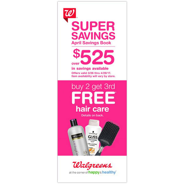 Walgreens Abril 2017 Coupon Booklet