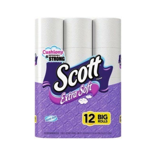 Papel Scott Extra Soft de 12 rollos
