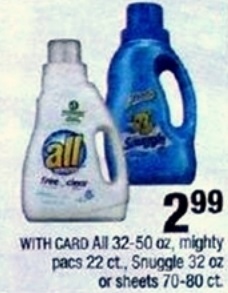 Detergente All y Snuggle - CVS 5_21