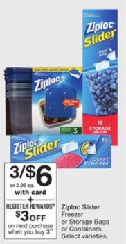 Ziploc Walgreens offer 5-21-17