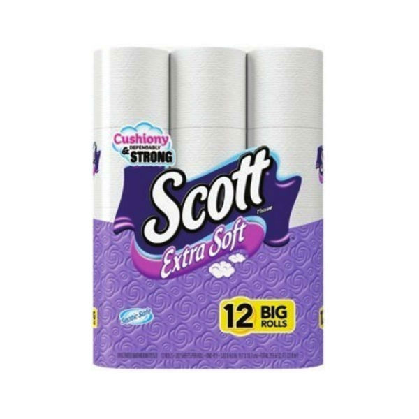 Scott Extra Soft Bath Tissue 12 Big Rolls Solo 324 En Walgreens
