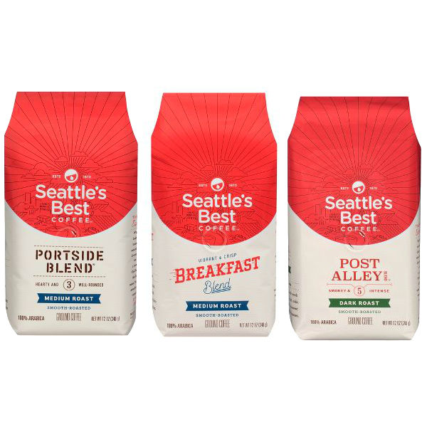 Seattle's Best Ground Coffee a solo 2.84 en Target