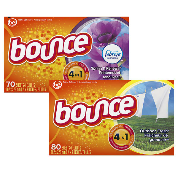 Bounce Dryer Sheets 70-80 ct