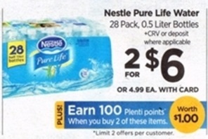Nestle Pure Life Water Rite Aid 8-27-17