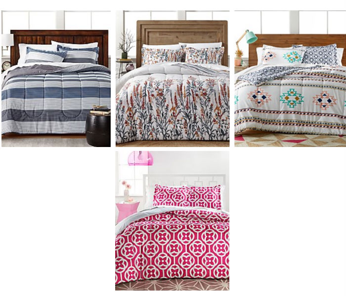 Sets de Comforter de 3 piezas SOLO $18.69 en Macy’s