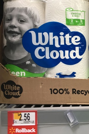 White Cloud en Walmart