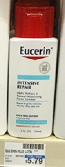 Eucerin body lotion - CVS