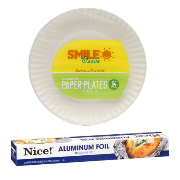 Papel de Amuminio Nice! o Platos Smile & Save