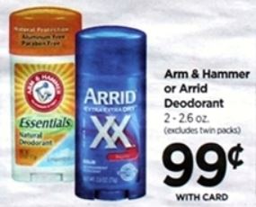 Arm & Hammer o Arrid - Rite Aid Ad 11-26-17