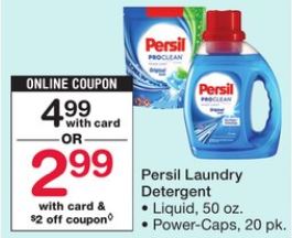 Persil liquido o Power-Caps - Walgreens Ad