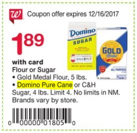 Domino Pure Cane - Walgreens Ad 12-10-17