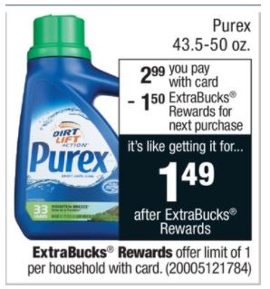 Purex - CVS Ad 12-17-17