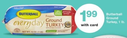Butterball Ground Turkey - Walgreens Ad 3-18-18