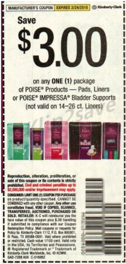 Poise Products - SmartSource 1-28-18