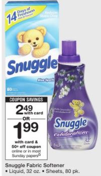 Snuggle - Walgreens Ad 2-4-18