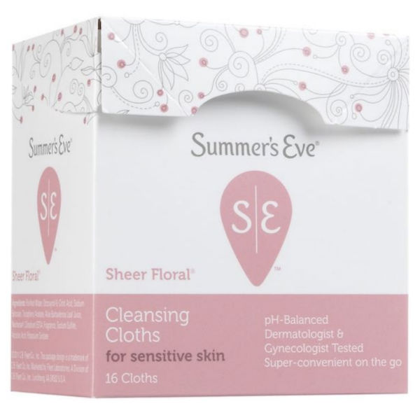 Summer’s Eve Sheer Floral Cleansing Cloths
