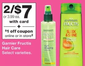 Garnier Fructis - Walgreens Ad 3-18-18