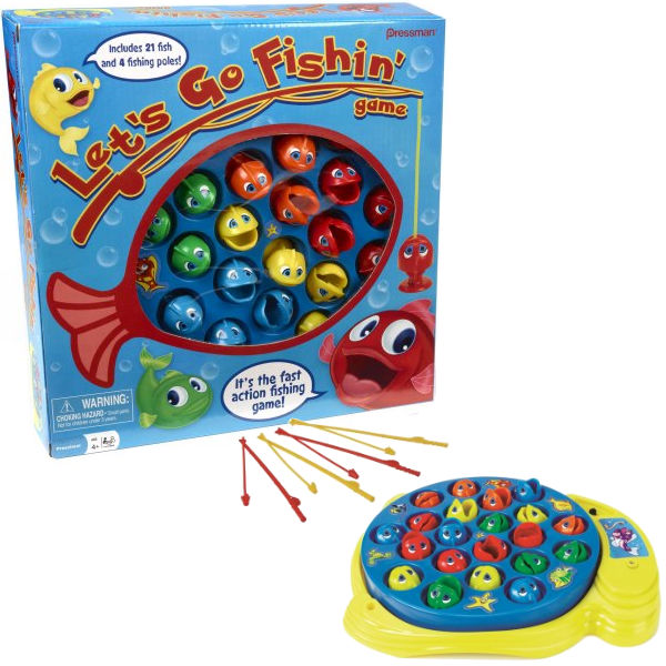 Juego Pressman Toy Let's Go Fishin