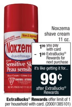 Noxzema Shave Cream - CVS Ad 3-25-18