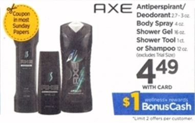 AXE - Rite Aid Ad 5-6-18