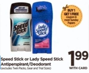 Speed Stick o Lady - Rite Aid Ad 6-10-18