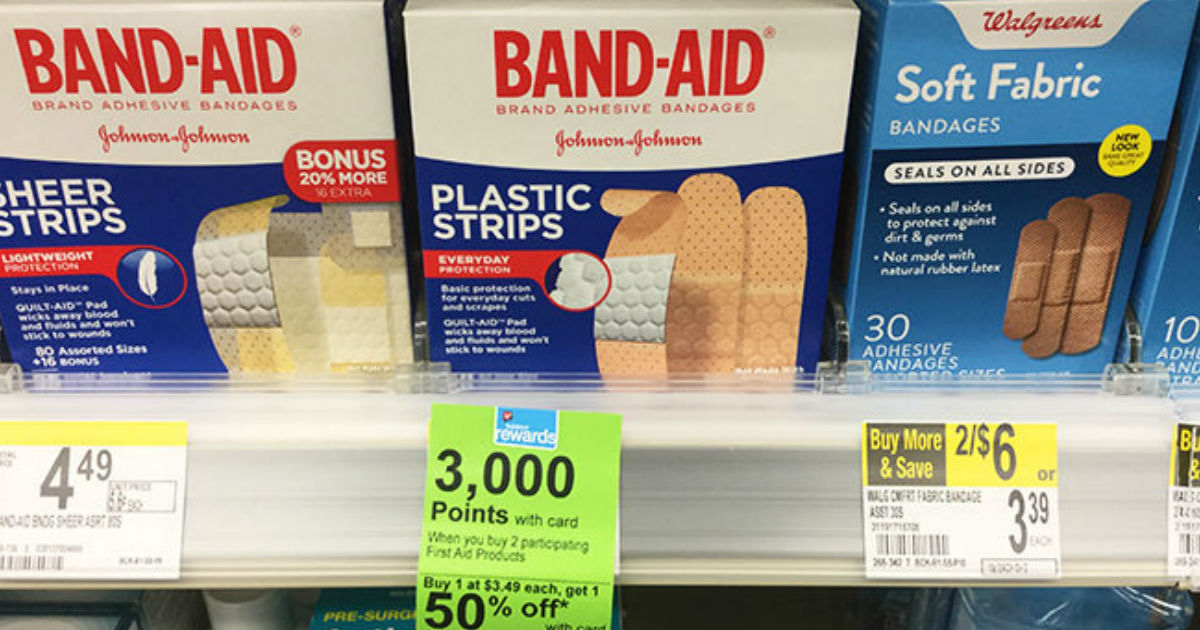 Band-Aid Plastic Strips Bandages