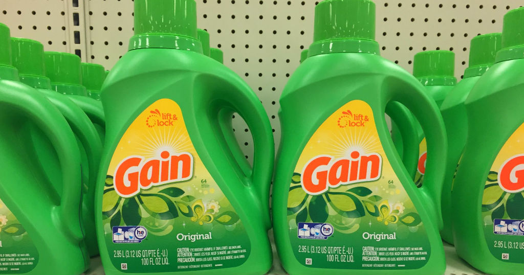 Detergentes liquido Gain de 100 oz