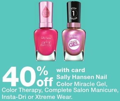 Sally Hansen - Walgreens Ad 8-12-18