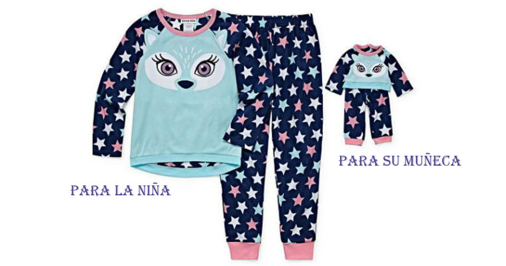 Pijama para la niña y su muñeca a $15.99 (Reg. $42) en JCPenney