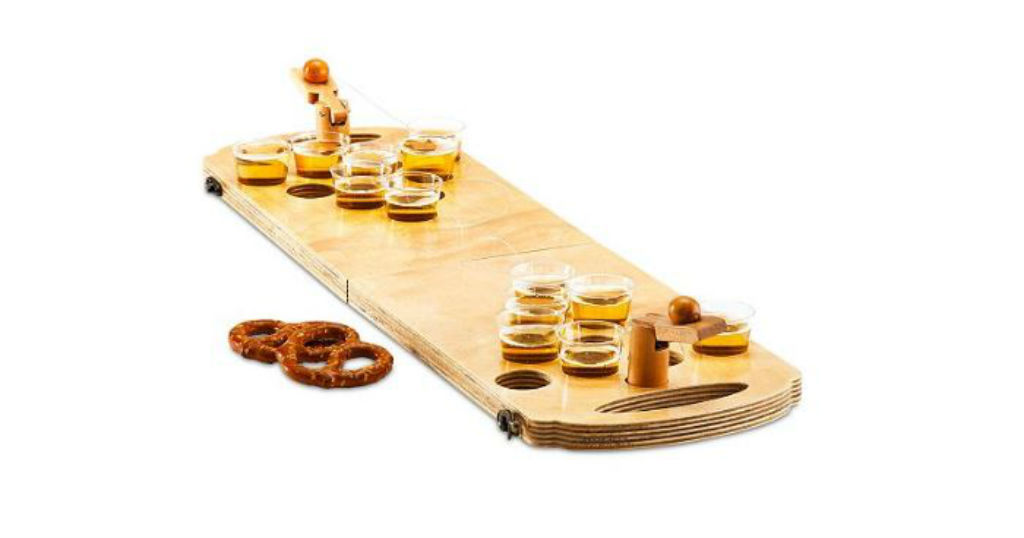 Studio Mercantile 24pc Mini Wood Beer Pong Game