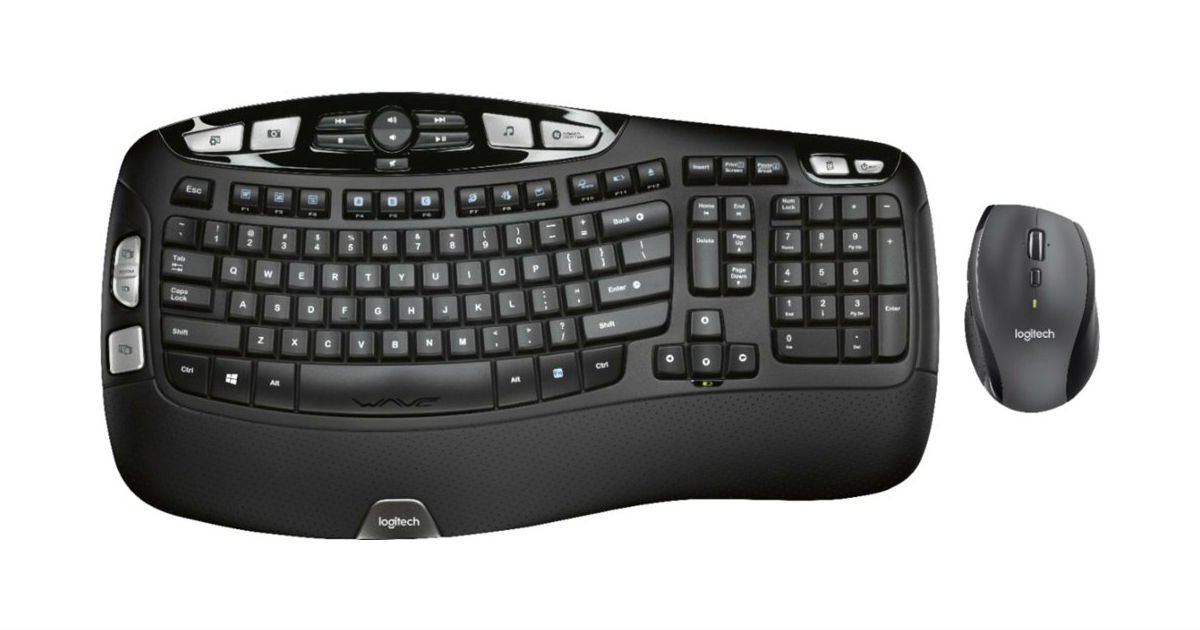 Logitech Keyboard and Optical Mouse