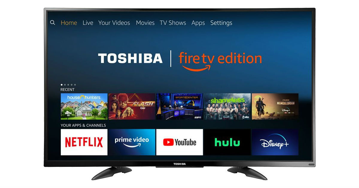 Televisor Toshiba de 50 pulgadas con Fire TV