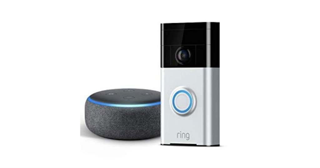 Echo Dot 3rd Gen y Ring Wi-Fi Enabled Video Doorbell los dos por solo $69.99 (Reg. $149.98) 