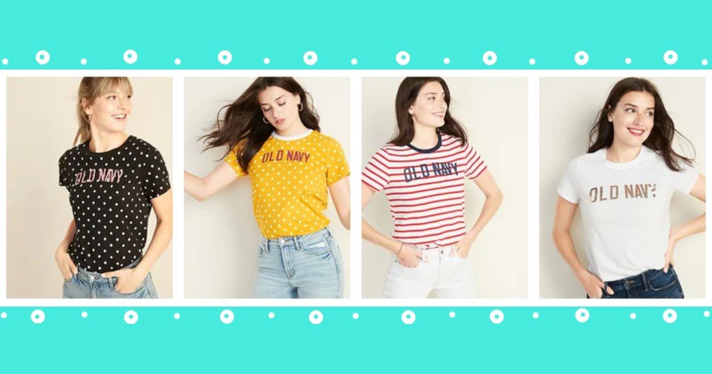 T Shirts Old Navy a solo $5 (Reg. $14.99)