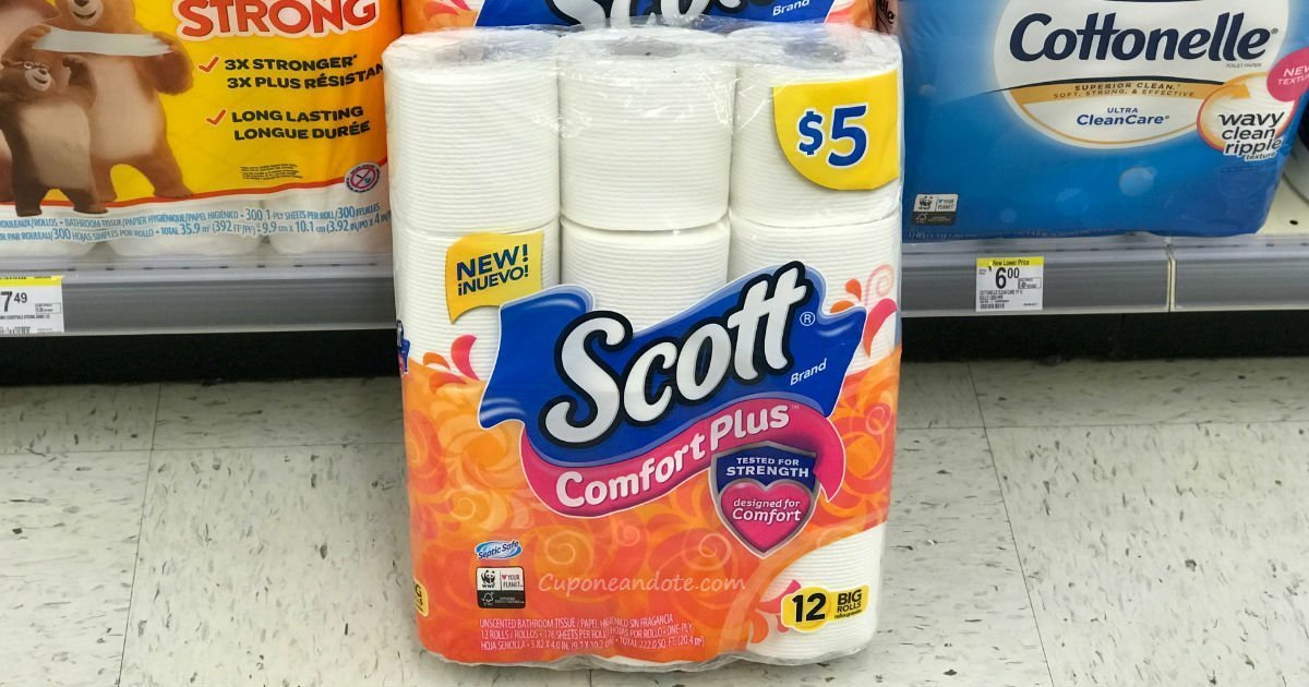 Papel Scott Comfort Plus 12 rollos en Walgreens