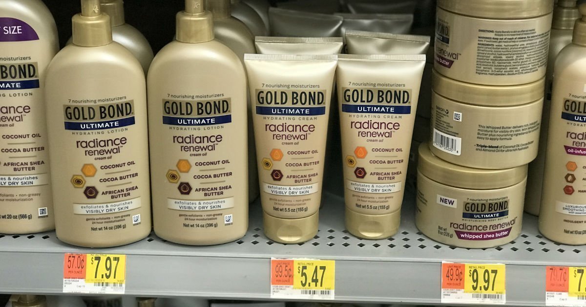 Gold Bond Ultimate Radiance Renewal Cream Oil - Walmart